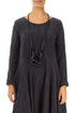 Knotted Black Rubber Necklace 1