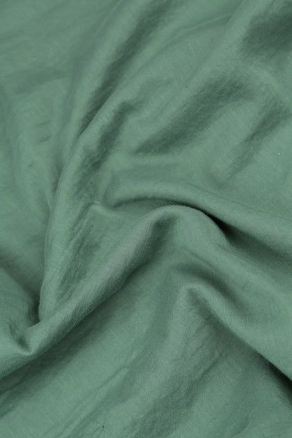 Layered Sage Silk Cotton Blouse 5