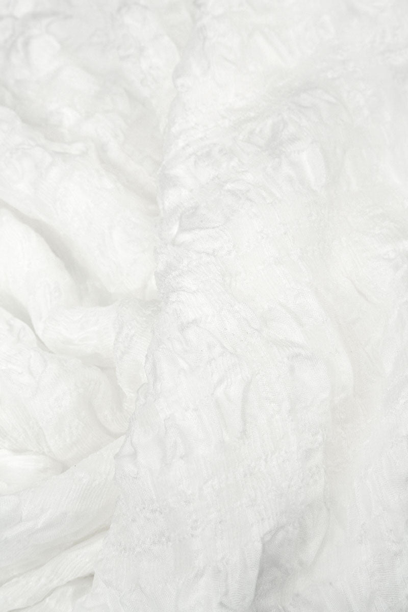 Layered White Light Silk Tunic 5