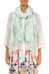 Liquid Sea Mist Pure Silk Scarf 1