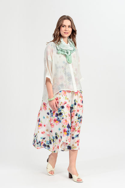 Liquid Sea Mist Pure Silk Scarf 5