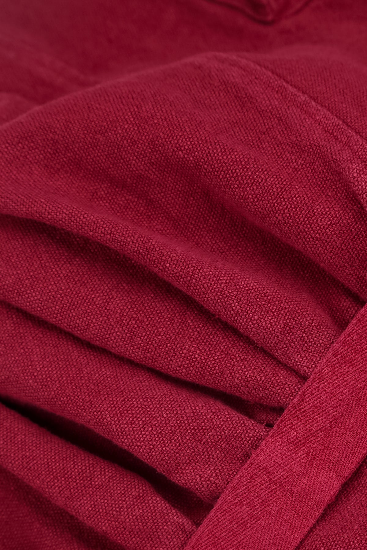 Long Buttonline Ruby Heavy Linen Jacket 5