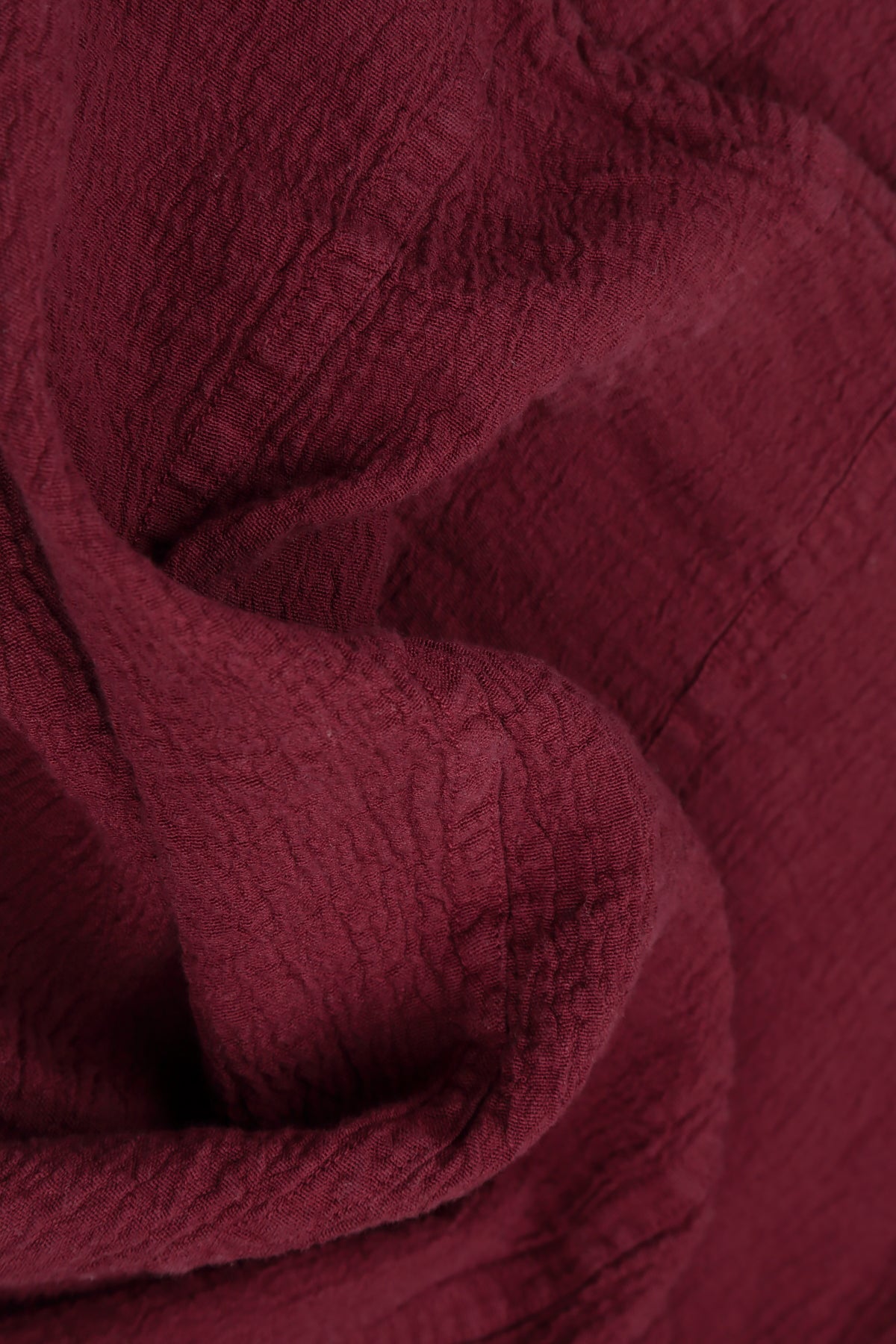 Long Tapered Antique Ruby Linen Viscose Trousers 4