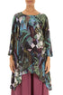 Longer Edges Art Mosaic Silk Bamboo Tunic 1
