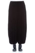 Loose Black Silk Velvet Trousers 1
