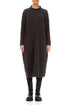 Loose Chocolate Wool Dress 1