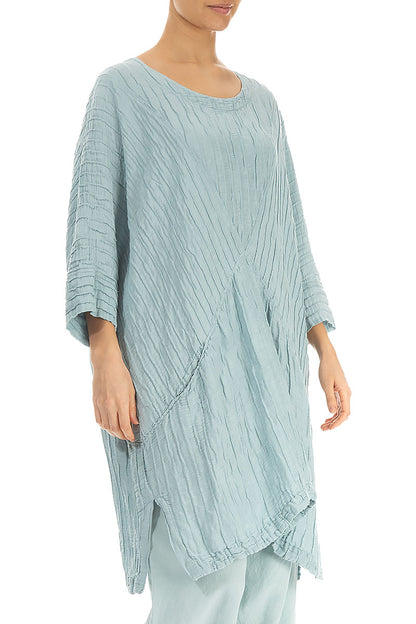 Loose Crinkled Breeze Silk Linen Tunic 3