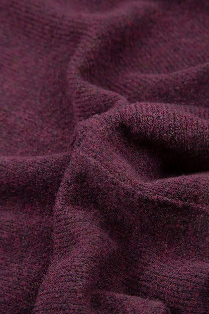 Loose Mulberry Wool Dress 5
