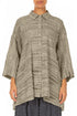 Loose Olive Fray Weave Shirt 1