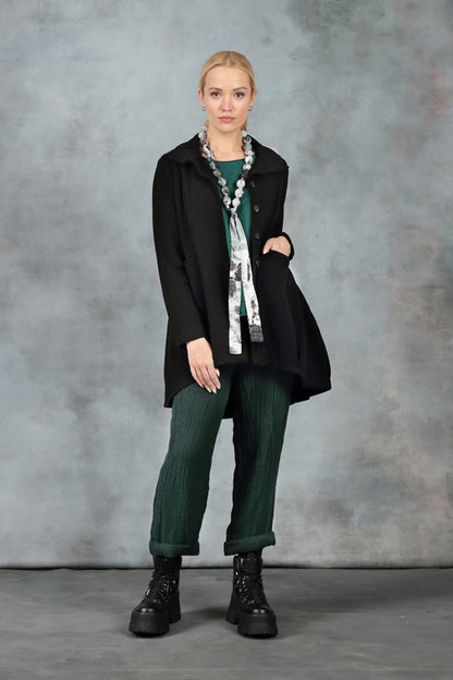 Black Balloon Cotton Jersey Jacket 6