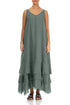 Maxi Sage Gauze Linen Dress 1