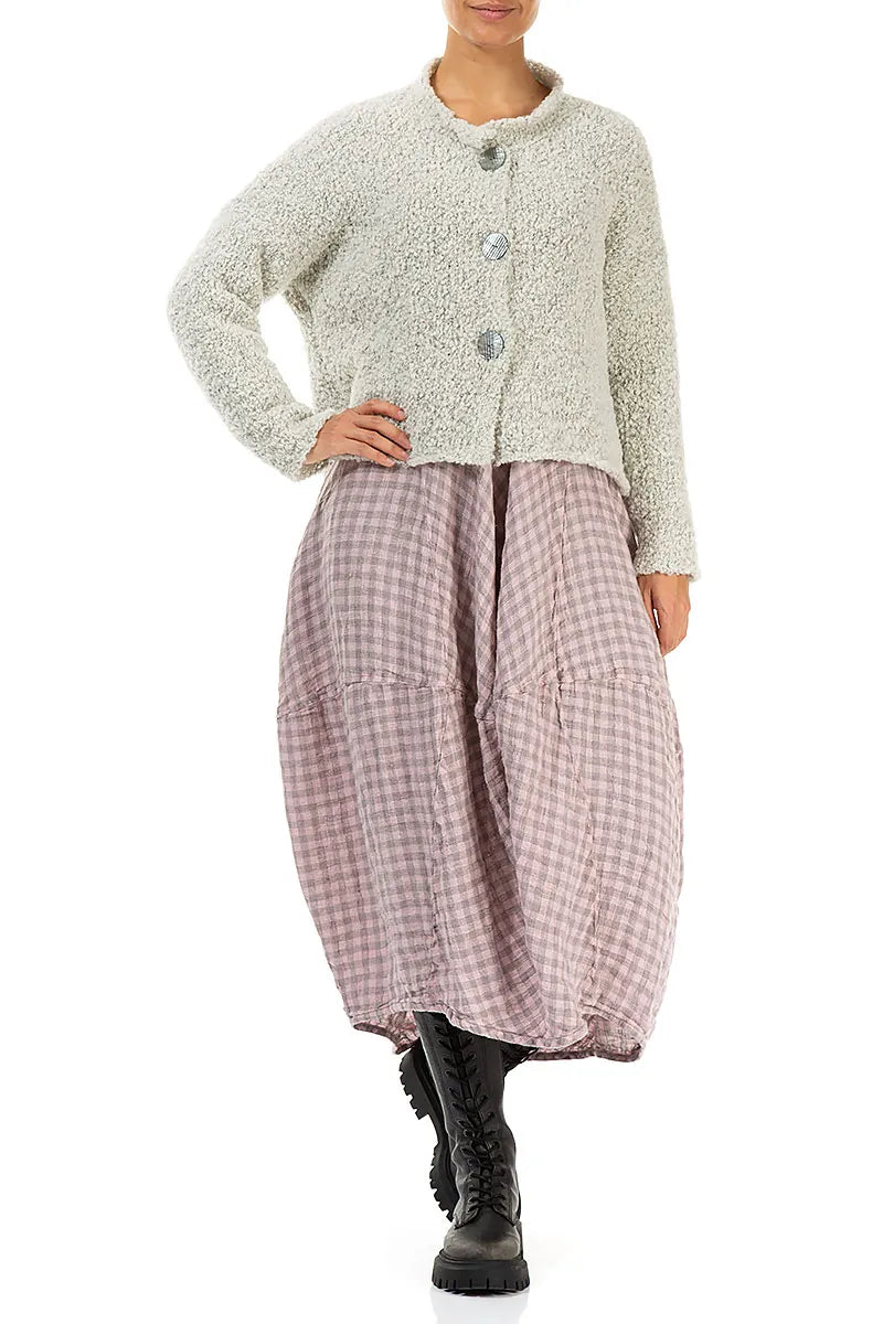 Mélange Pearl Alpaca Wool Cardigan 4