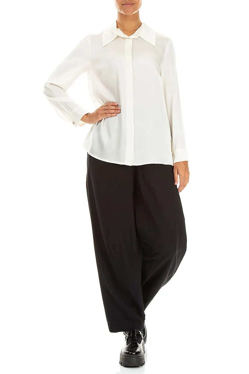 Off White Silk Shirt 4
