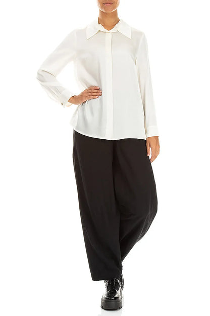 Off White Silk Shirt 4