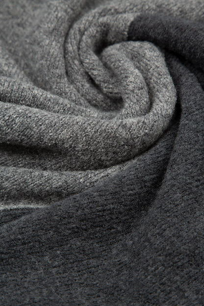 Oversized Dual Grey Wool Sweater 5