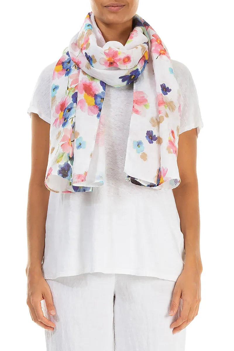 Primrose Linen Scarf 1
