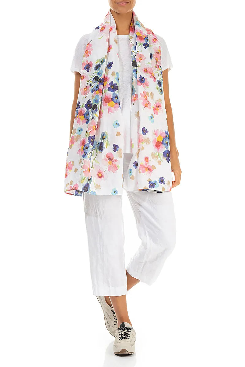 Primrose Linen Scarf 2