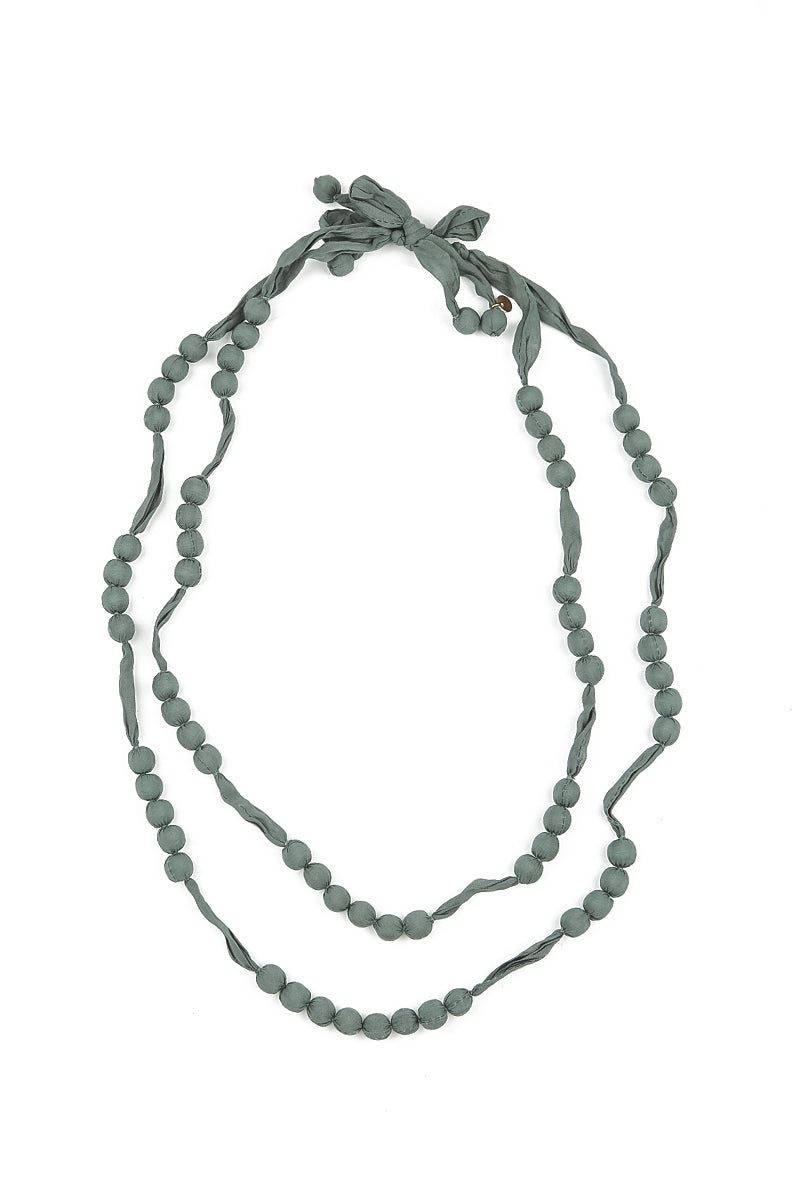 River Bead Grey Necklace 4