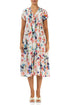 Romantic Primrose Silk Bamboo Midi Dress 1