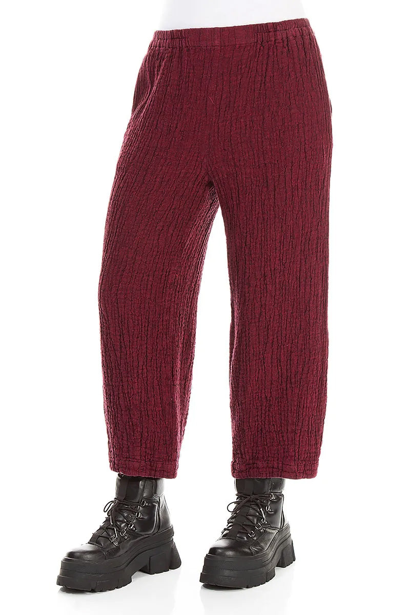 Ruby Textured Linen Trousers 3