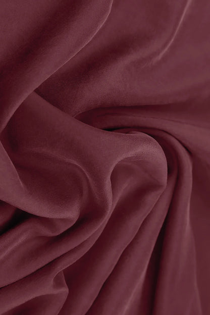 Romantic Antique Ruby Silk Bamboo Dress 5