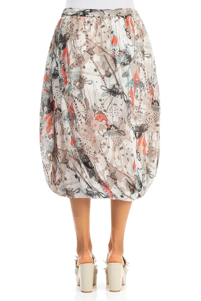 Savannah Tulip Silk Cotton Skirt 2