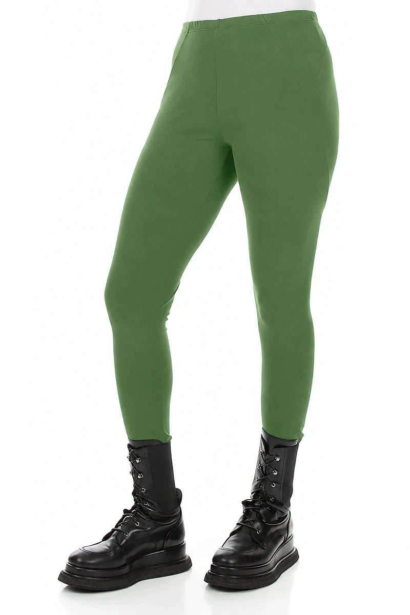 Shamrock Green Cotton Leggings 3
