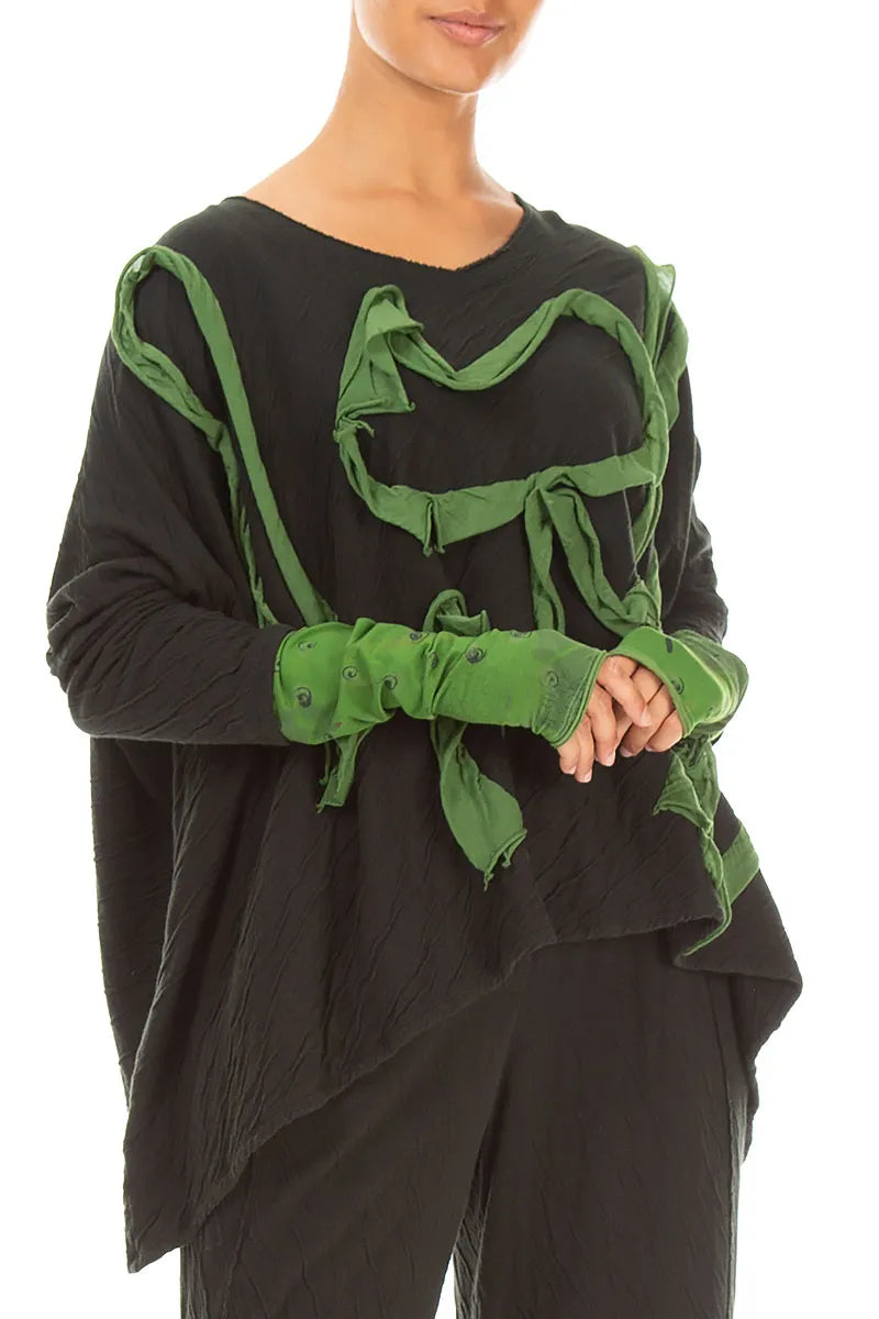 Shamrock Green Meadow Cotton Wristlets 3