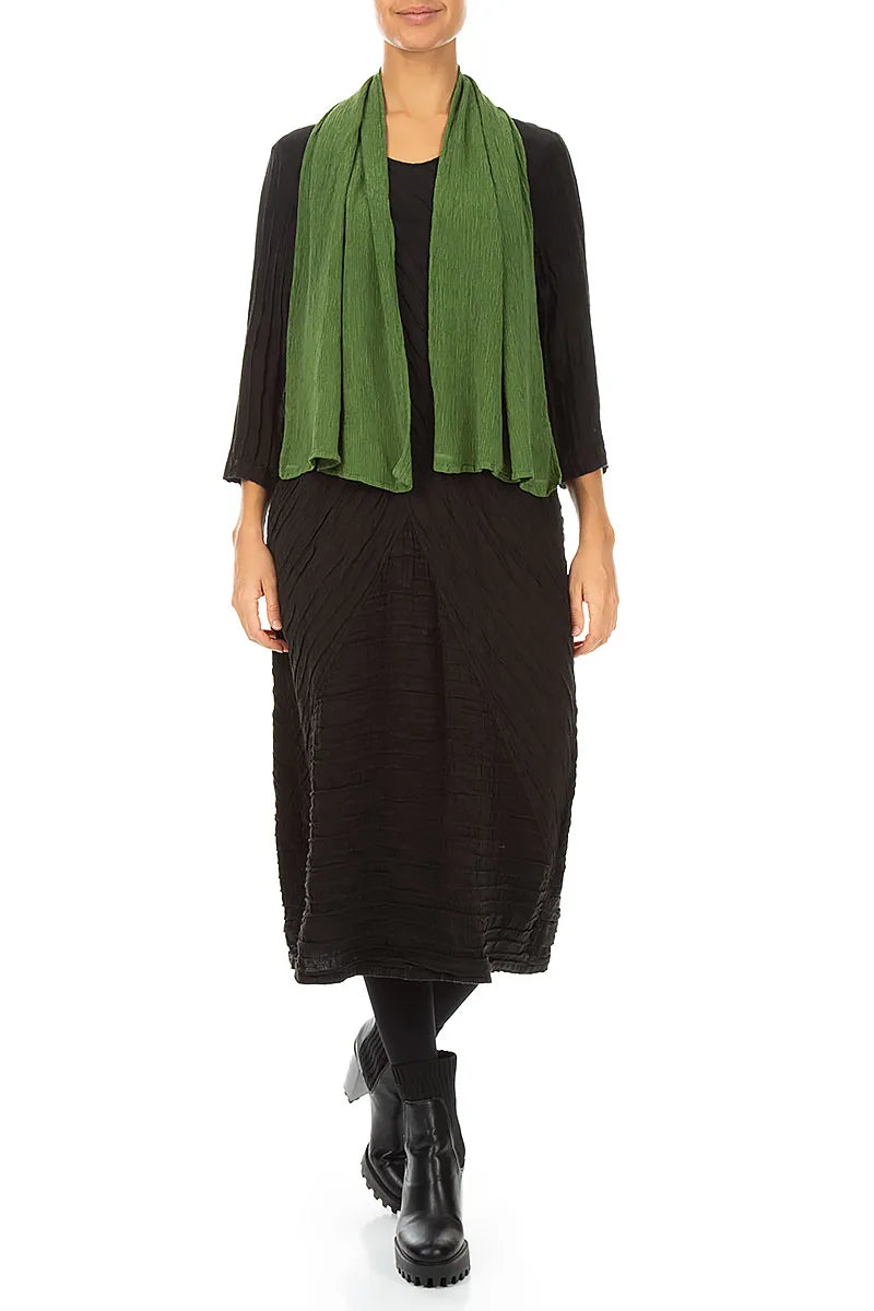 Shamrock Green Silk Viscose Scarf 2