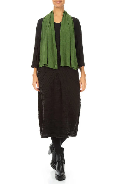 Shamrock Green Silk Viscose Scarf 2