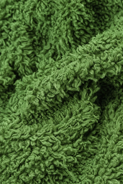 Shamrock Green Teddy Cotton Coat 5