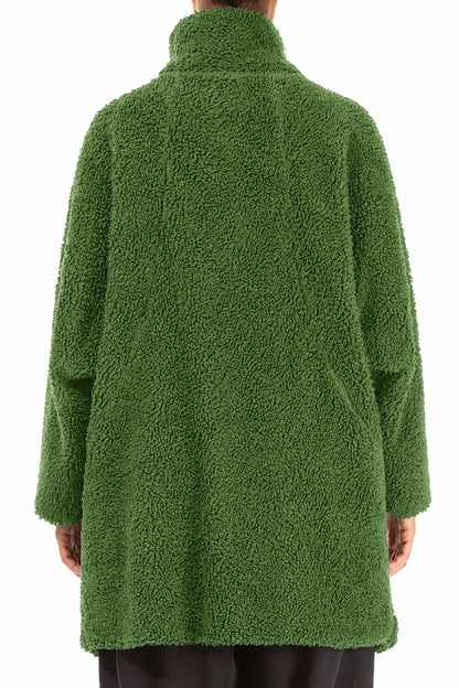 Shamrock Green Teddy Cotton Coat 2