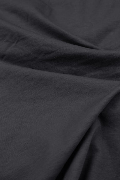 Short Sleeves Graphite Cotton Top 5