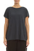 Short Sleeves Graphite Cotton Top 1