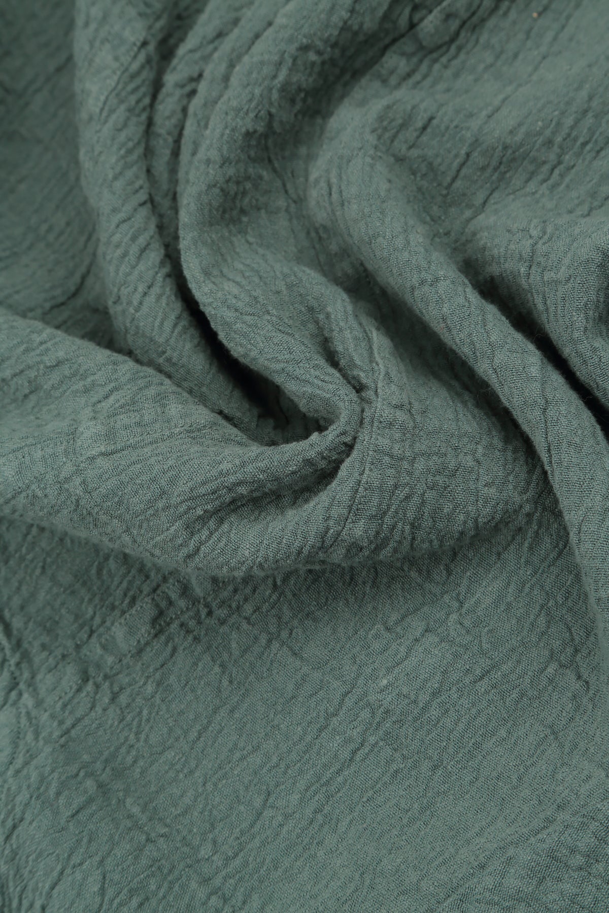 Short Sleeves Sage Linen Viscose Blouse 5