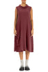 Side Pocket Antique Ruby Linen Viscose Dress 1