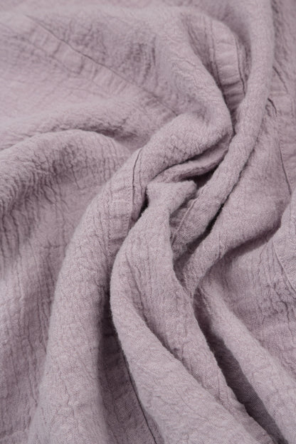 Side Pocket Lilac Linen Viscose Dress 5