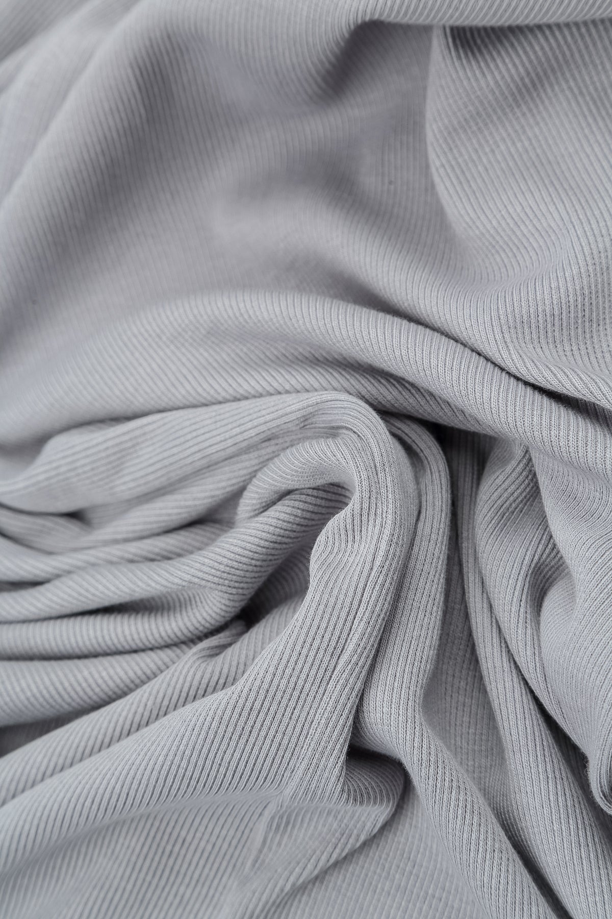 Side Tie Balloon Light Grey Cotton Dress 5