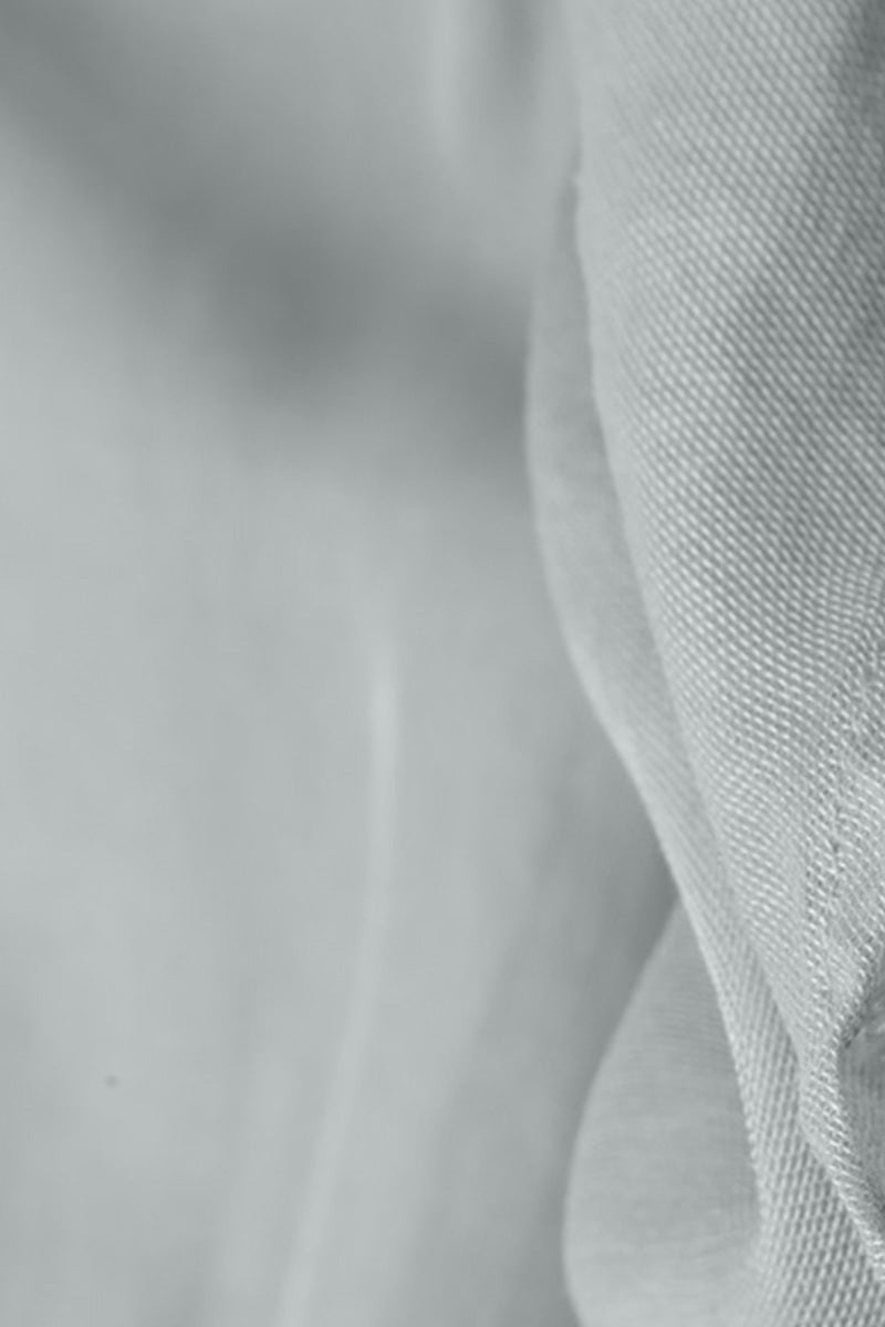 Silver Grey Silk Cotton Scarf 4