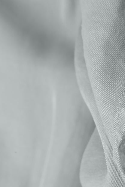 Silver Grey Silk Cotton Scarf 4