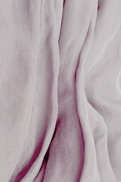 Single Button Lilac Silk Cotton Blazer Jacket 5
