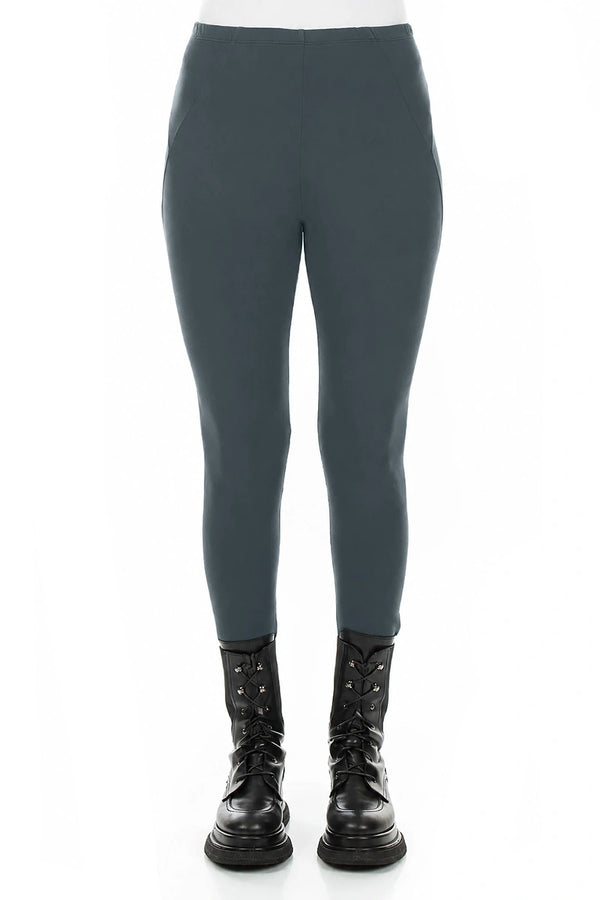Slate Cotton Leggings 1