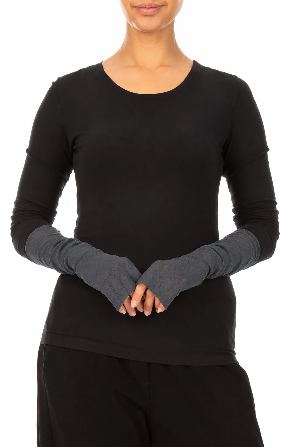 Slate Mesh Soft Cotton Wristlets 1