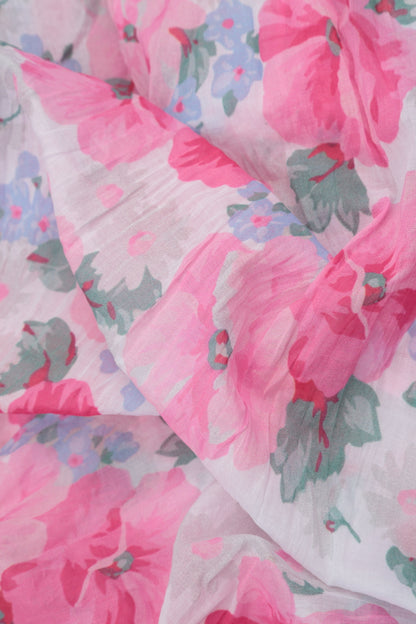 Sleeveless Peony Blossom Cotton Top 5