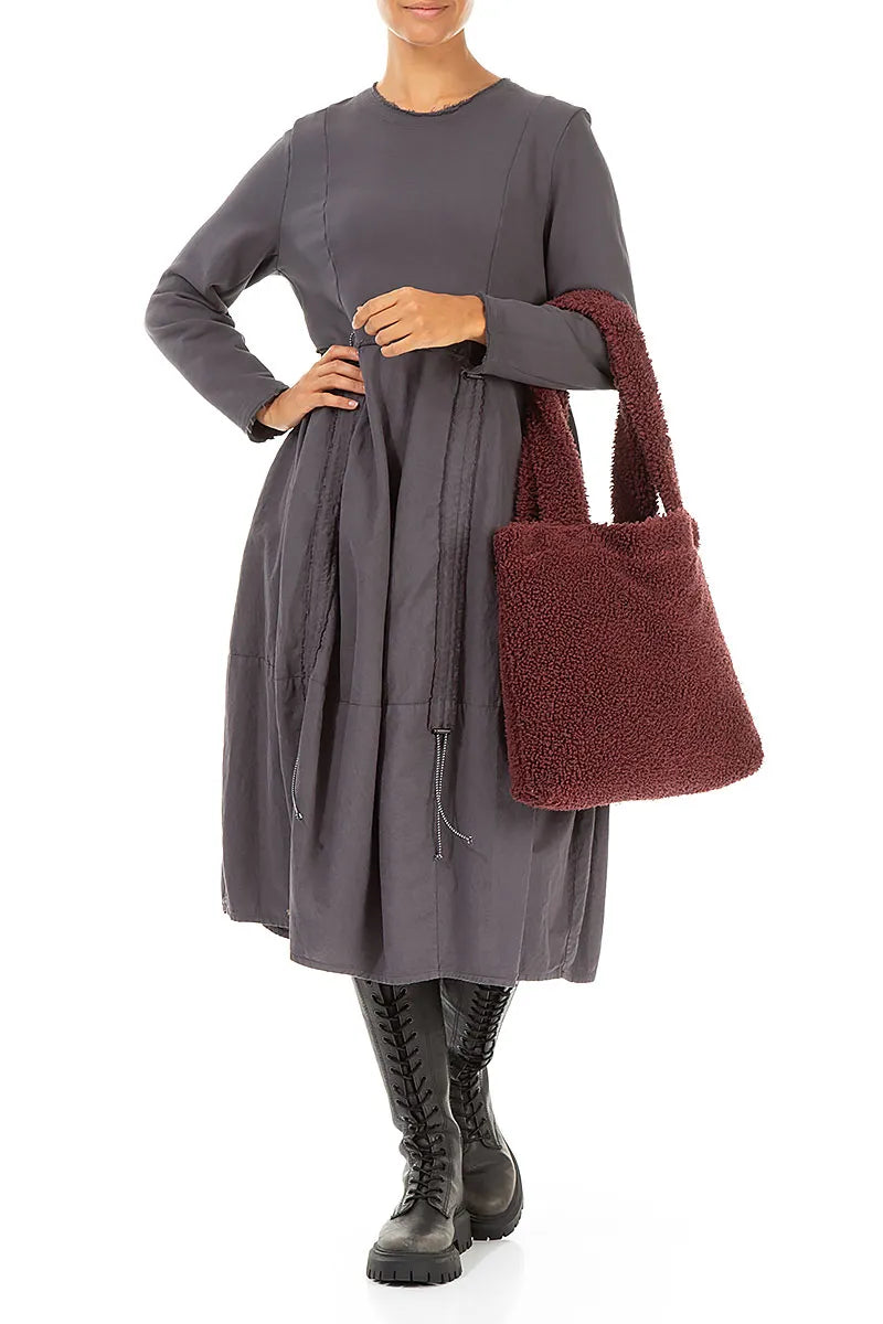 Soft Merlot Teddy Cotton Bag 2