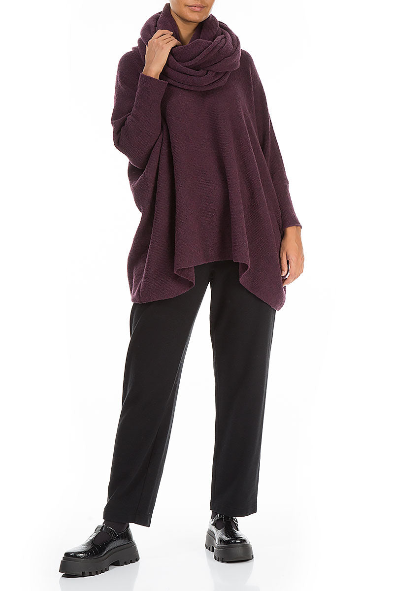 Mulberry Wool Infinity Scarf 2