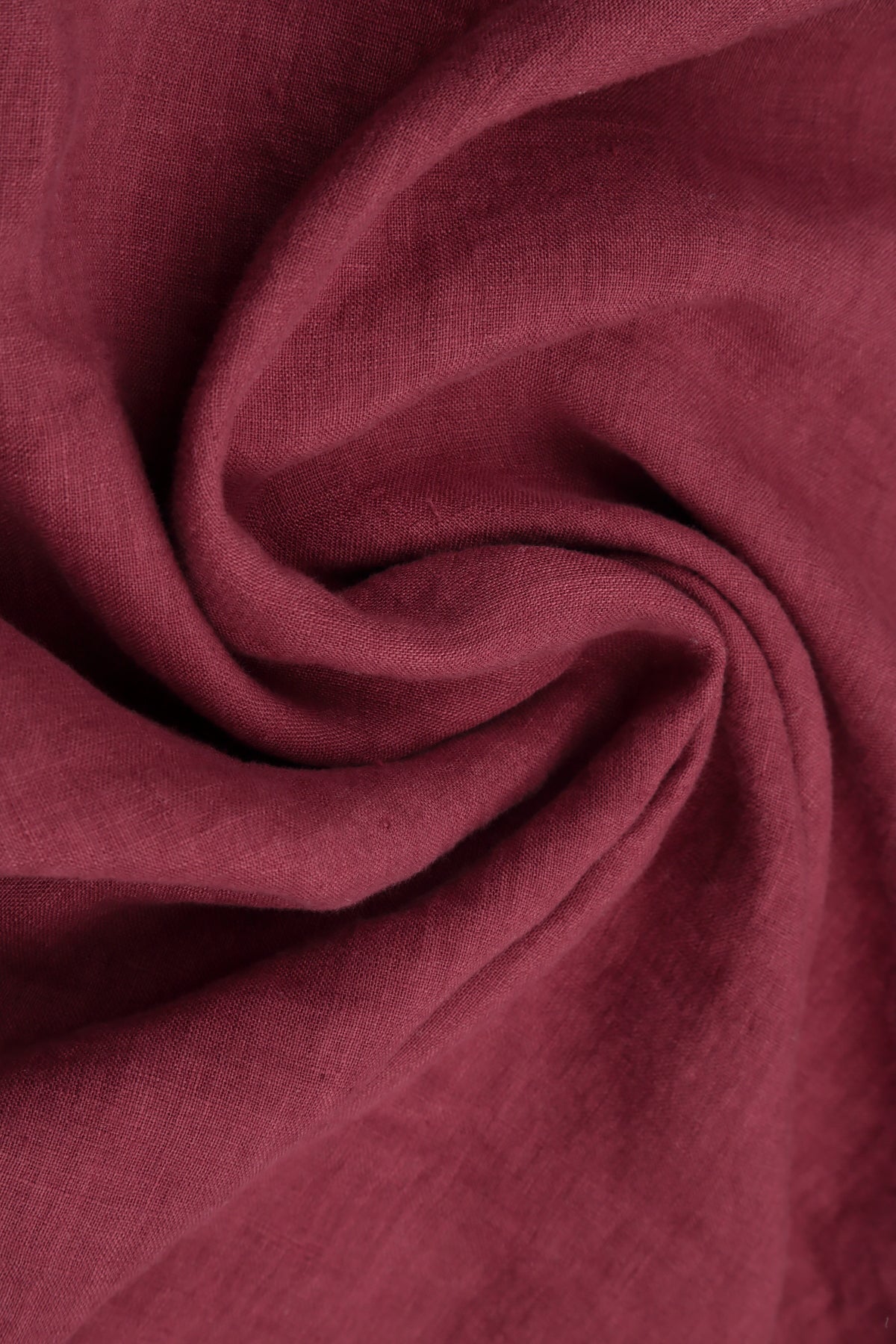 Soft V-Neck Antique Ruby Linen Dress 5