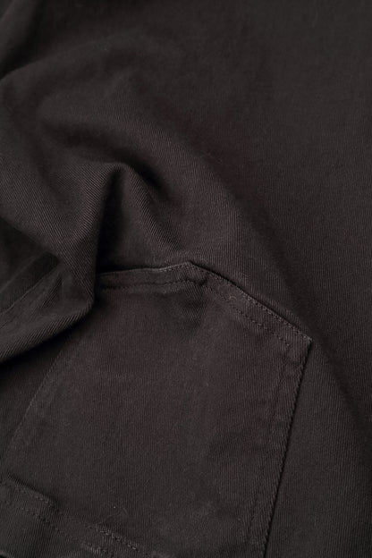 Cropped Truffle Brown Stretch Cotton Trousers 5
