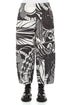 Straight Orbit Checkered Linen Cotton Trousers 1