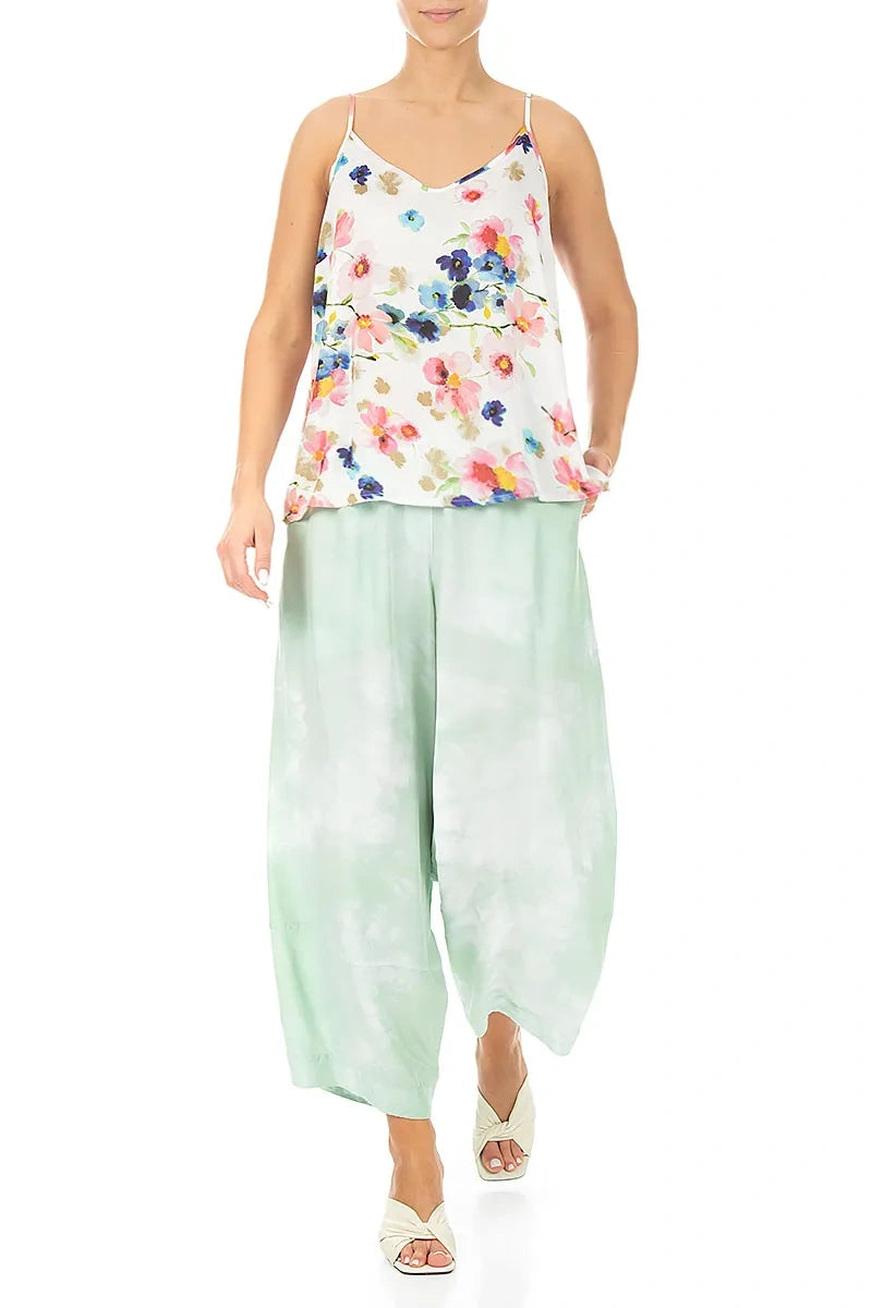 Strappy Primrose Silk Bamboo Camisole Top 4